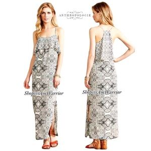 Anthropologie {Vanessa Virginia} ruffle print maxi dress *shop@iamwarrior